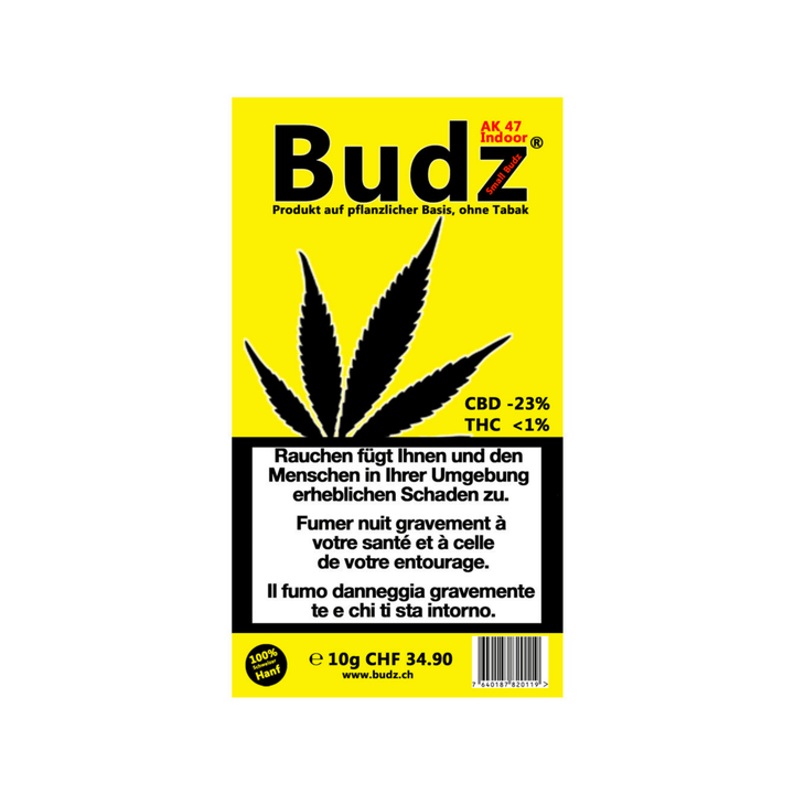 Budz AK-47 Indoor CBD Small Buds 10g Packung