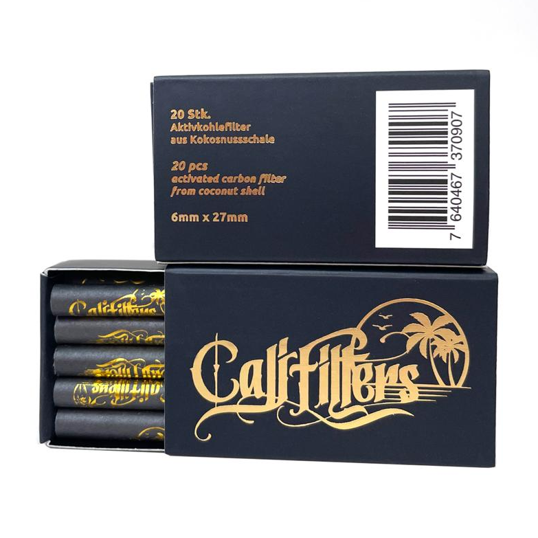 Cali Filters Aktivkohlefilter 6 mm 20 Stück Detailansicht