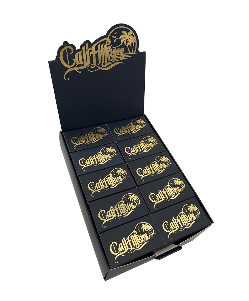 Cali Filters Aktivkohlefilter 6 mm Display mit 20er Packungen