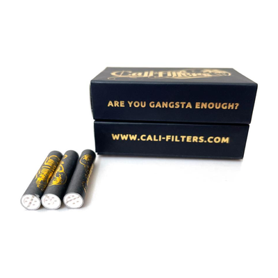 CaliFilters Aktivkohlefilter 6 mm, Box mit 20 Stück