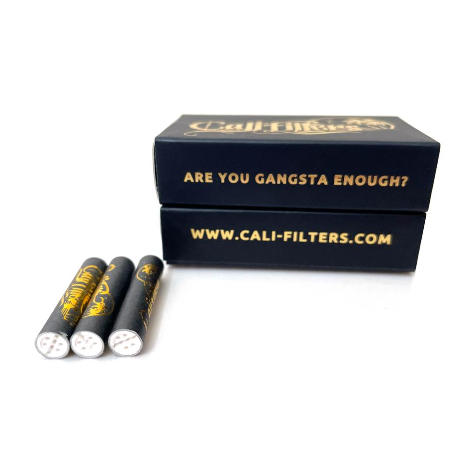 CaliFilters Aktivkohlefilter 6 mm, Box mit 20 Stück