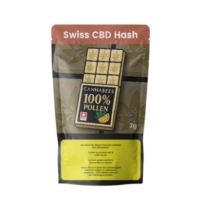 Cannabees 100% Pollen Indoor CBD Hash 2g Packung