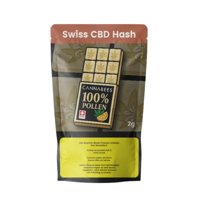 Cannabees 100% Pollen Indoor CBD Hash 2g Packung