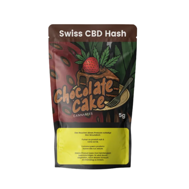 Cannabees Chocolate Cake Indoor CBD Hash 5g Packung