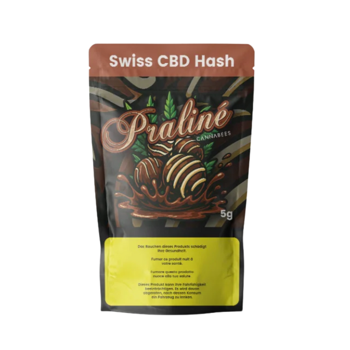 Cannabees Praliné Indoor CBD Hash 5g Packung