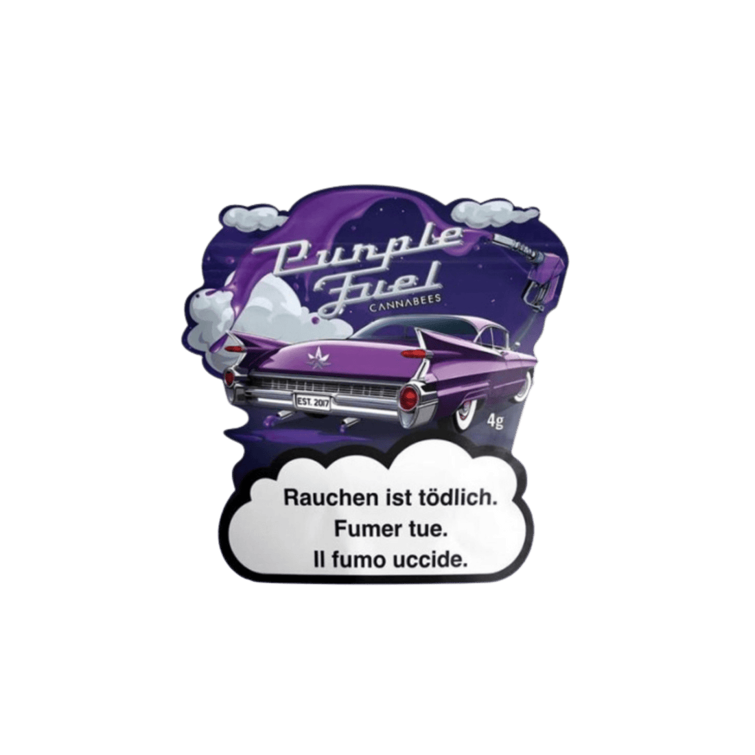 Cannabees Purple Fuel Indoor CBD Blüten 4g