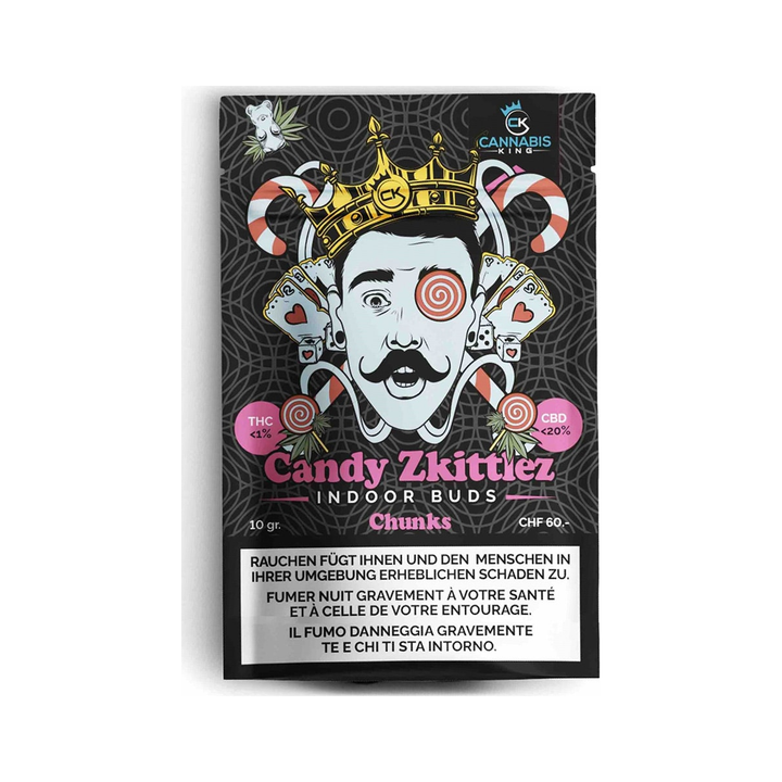 Cannabis King Candy Zkittlez Chunks – CBD-Blüten, 10 g