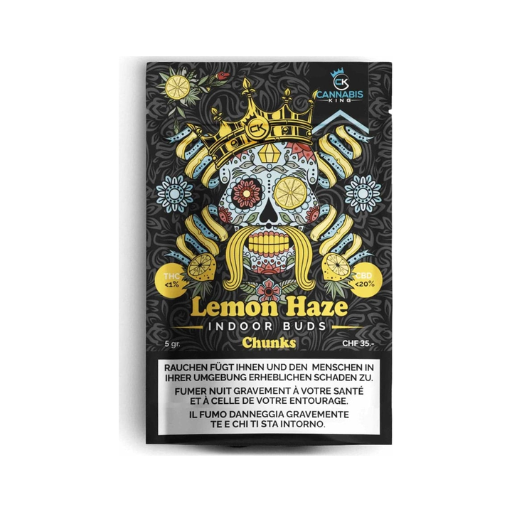 Cannabis King Lemon Haze Chunks CBD-Blüten, 5 g
