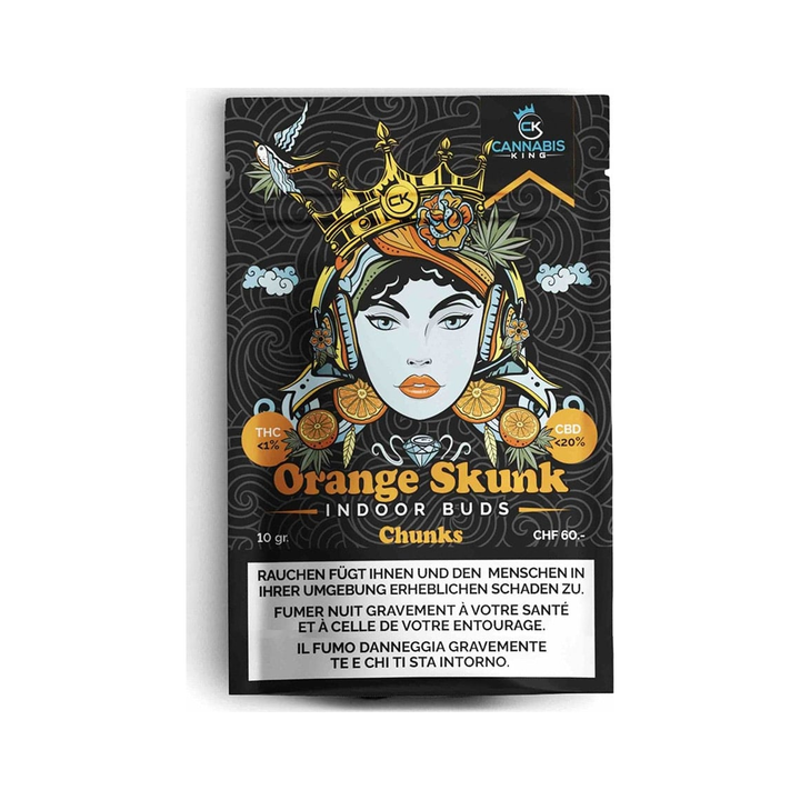 Cannabis King Orange Skunk Chunks – CBD-Blüten, 10 g