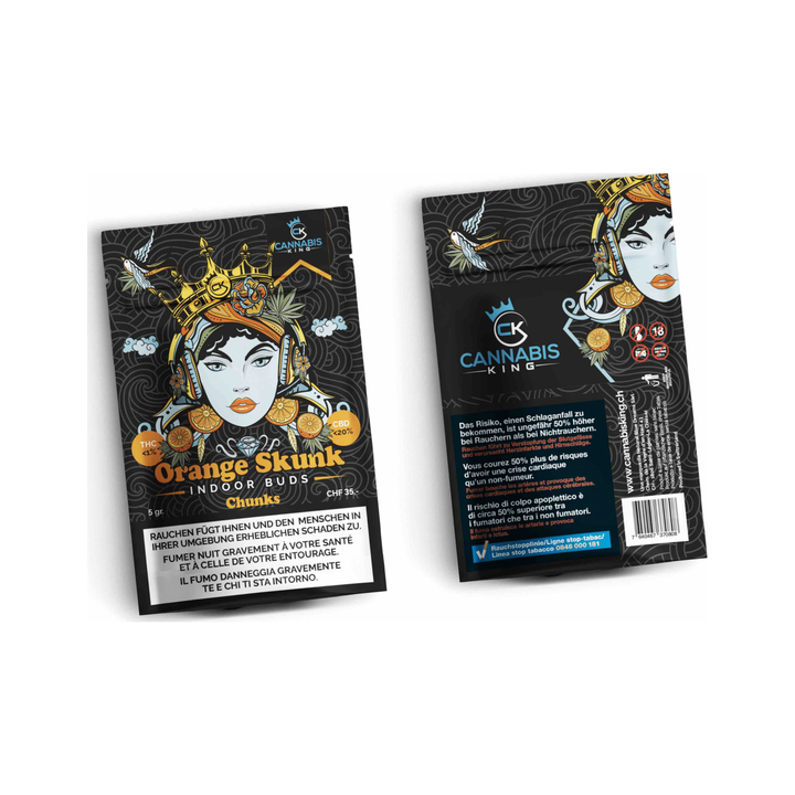 Cannabis King Orange Skunk Chunks – CBD-Blüten, 5 g