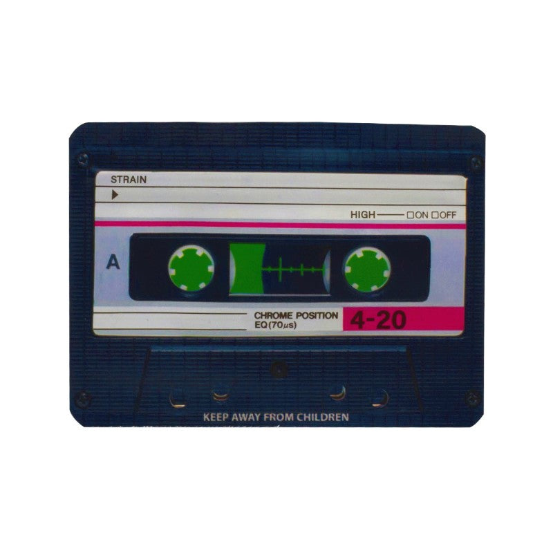 Cassette Bag im Kassetten-Design – Aufbewahrungsbeutel, 10.2 x 7.6 cm