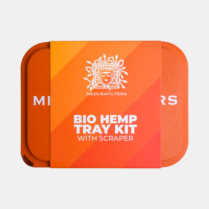 MedusaFilters Bio Hemp Tray Kit Sunset in oranger Verpackungsbanderole