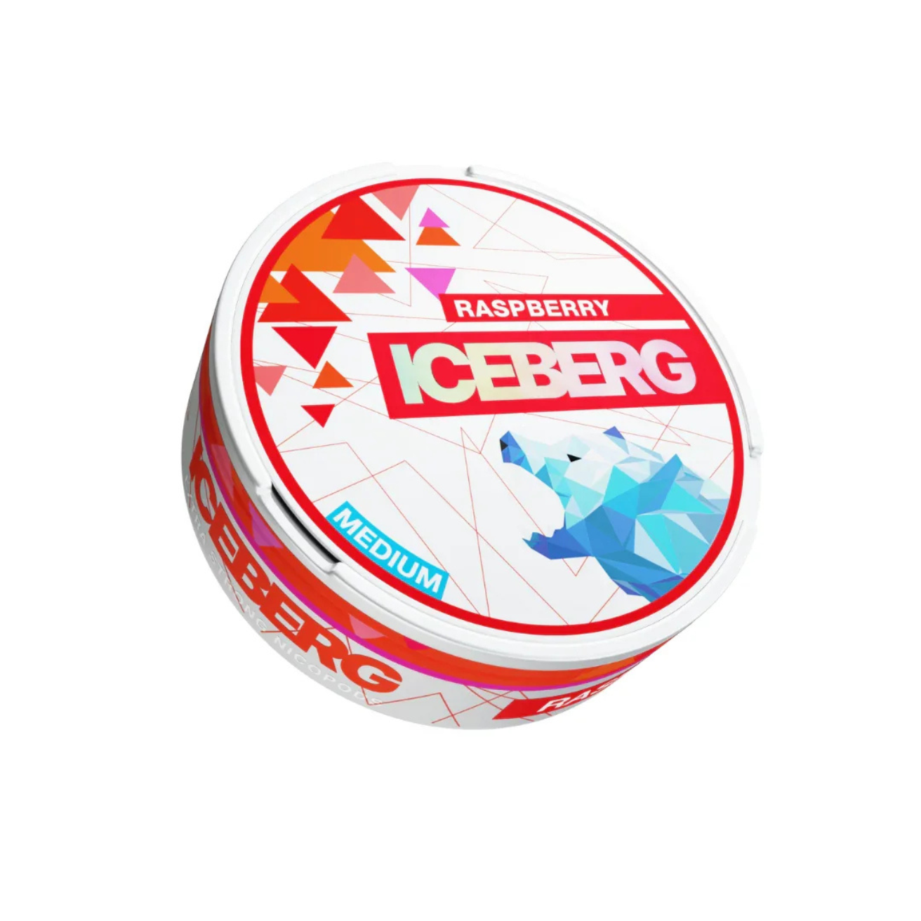 Iceberg Raspberry Medium – All White Snus, 20mg/g, 12g