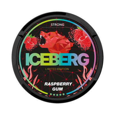 ICEBERG Strong Raspberry Gum Snus Dose 50mg/g
