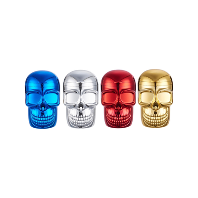 Metallic Skull Autoaschenbecher mit LED in vier Farben