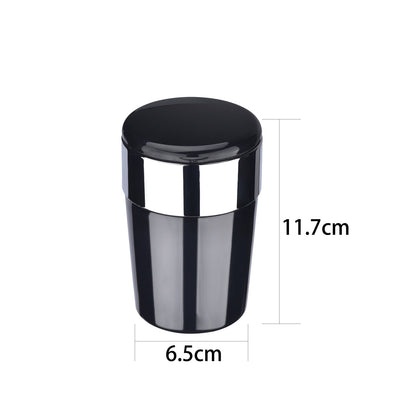 Innenansicht Autoaschenbecher mit Deckel und LED-Licht