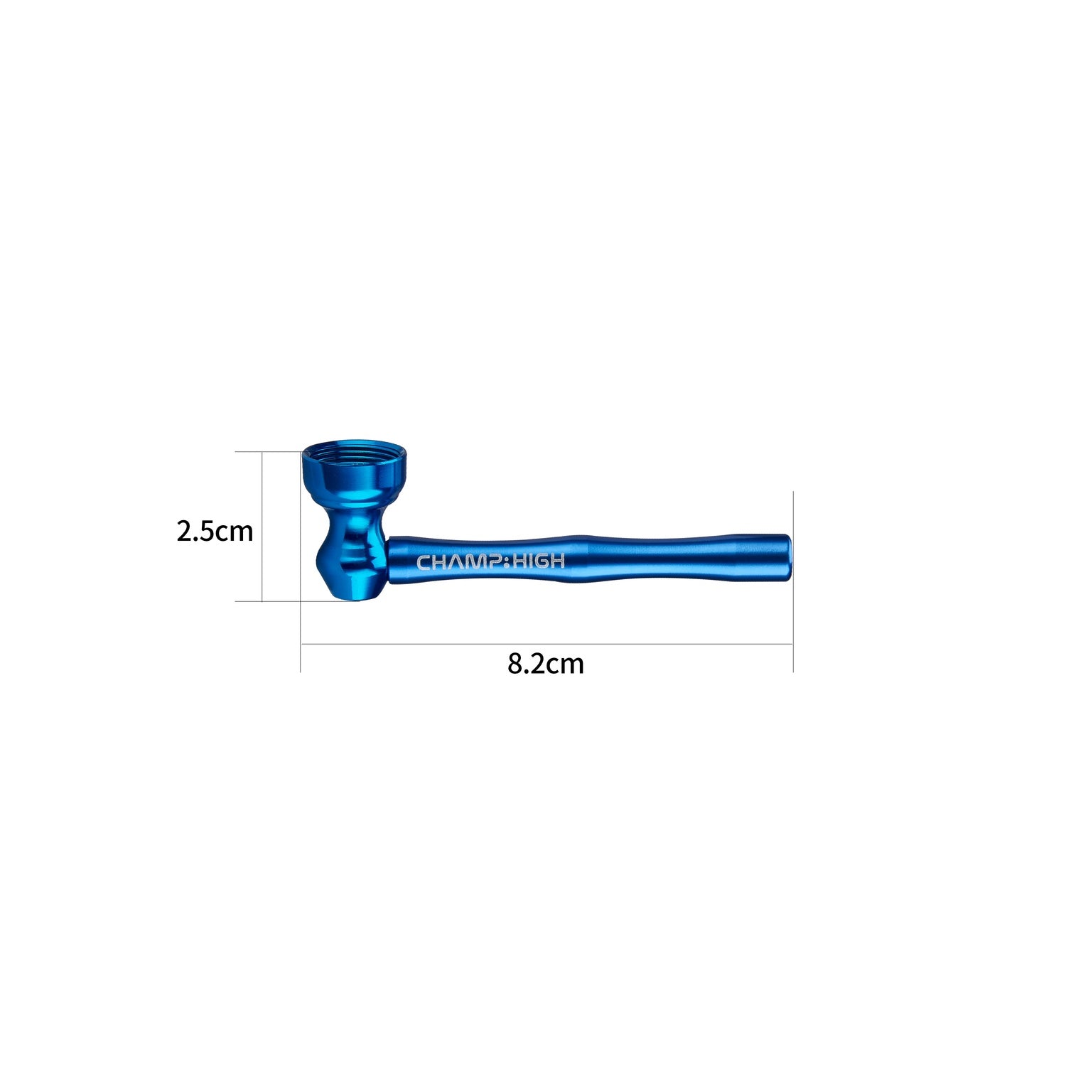Champ High Alu Mini Pfeife mit 85 mm Länge