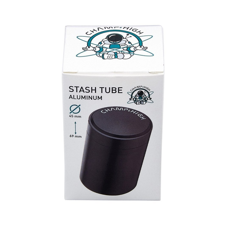 Champ High Alu Stash Tube Schwarz 45 x 69 mm