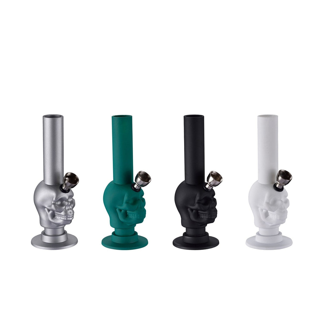 Champ High - Bong Mini Skull Silikon - 40mm - 15cm kaufen bei rauchwerk.ch