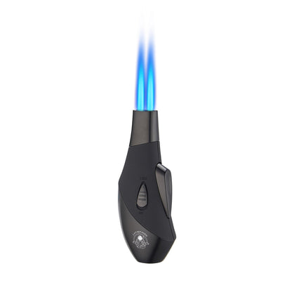 Schwarzes Champ High Booster Feuerzeug mit 2 Jetflammen