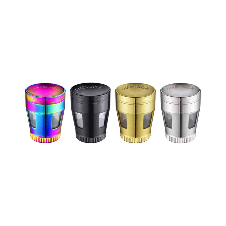 Grinder Curved Window - 50mm - 4 Layers kaufen bei rauchwerk.ch