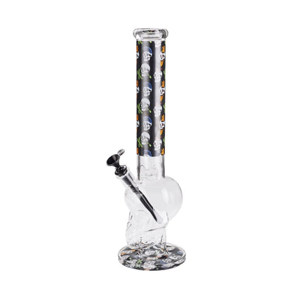 Detailansicht der Champ High Glas Bong Skull