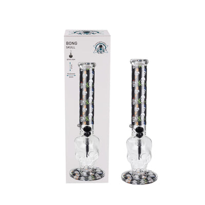 Champ High Glas Bong Skull 41 cm mit 40 mm Mundstück