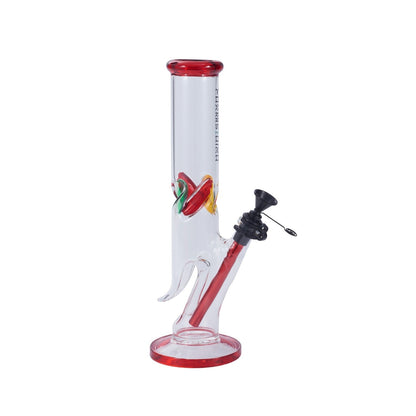 Champ High - Glas Bong Twisted Ice - 40mm - 29cm kaufen bei rauchwerk.ch