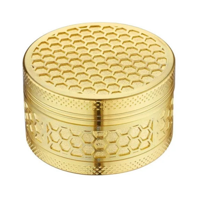 Champ High Grinder Golden Honeycomb 50mm, 3-teilig