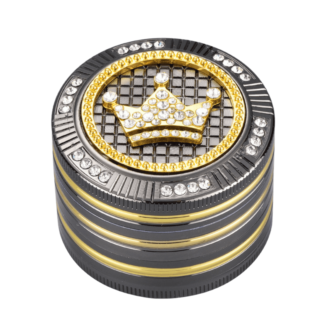 Champ High - Grinder Bling Bling Crown - 50mm - 4 Layers kaufen bei rauchwerk.ch