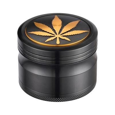 Grinder Golden Leaf - 63mm - 4 Layers kaufen bei rauchwerk.ch