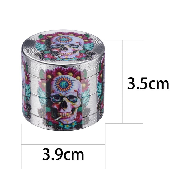 Grinder Mini Skull - 40mm - 4 Layers kaufen bei rauchwerk.ch
