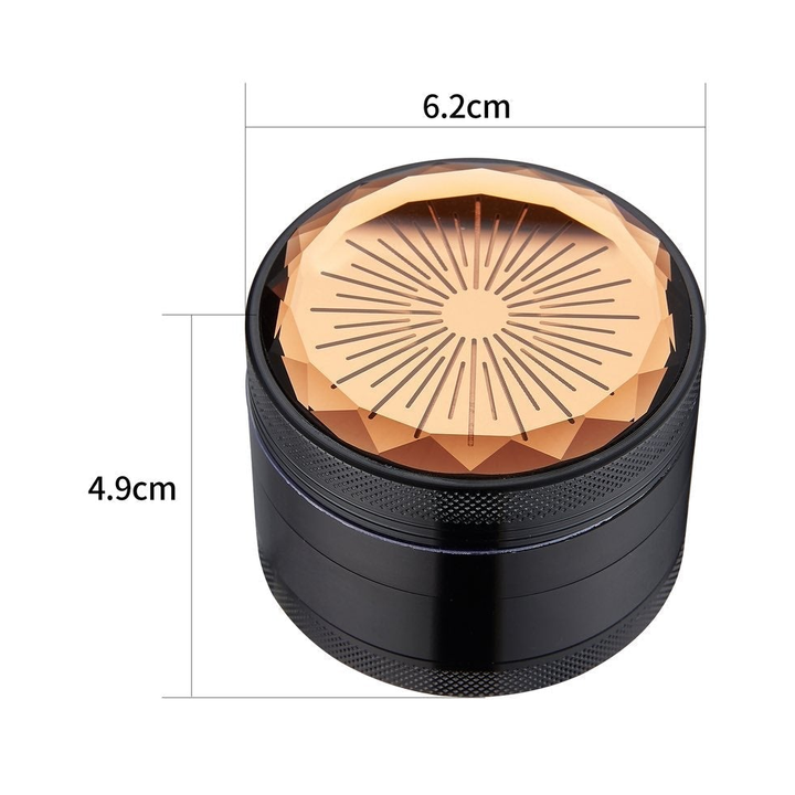 Grinder Precious Stone - 63mm - 4 Layers kaufen bei rauchwerk.ch