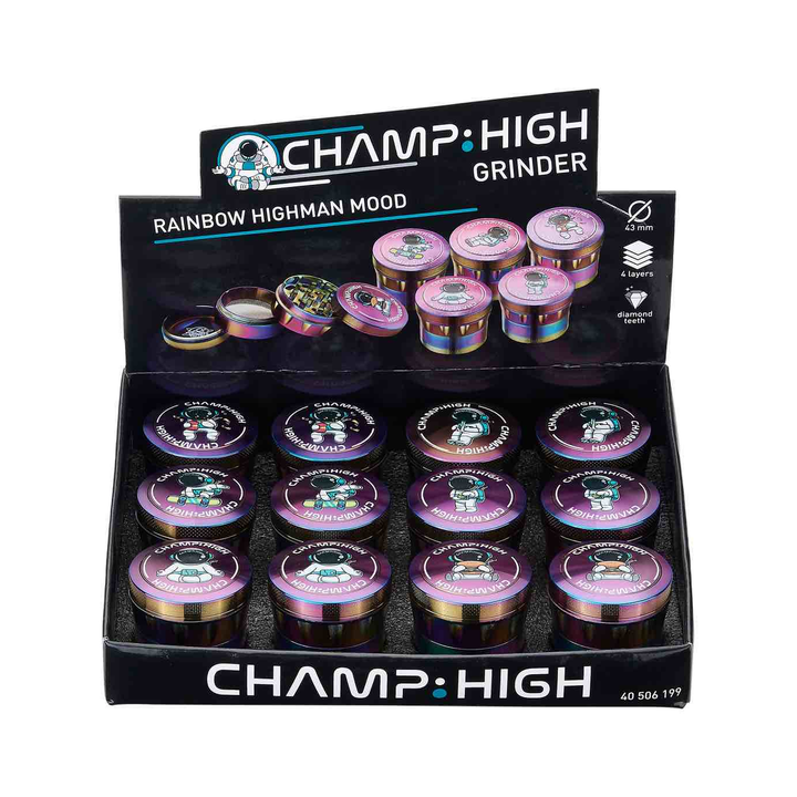 Grinder Rainbow Highman - 40mm - 4 Layers kaufen bei rauchwerk.ch