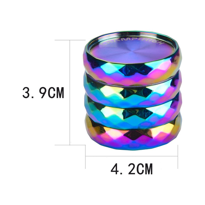 Grinder Rainbow Diamond - 42mm - 4 Layers kaufen bei rauchwerk.ch