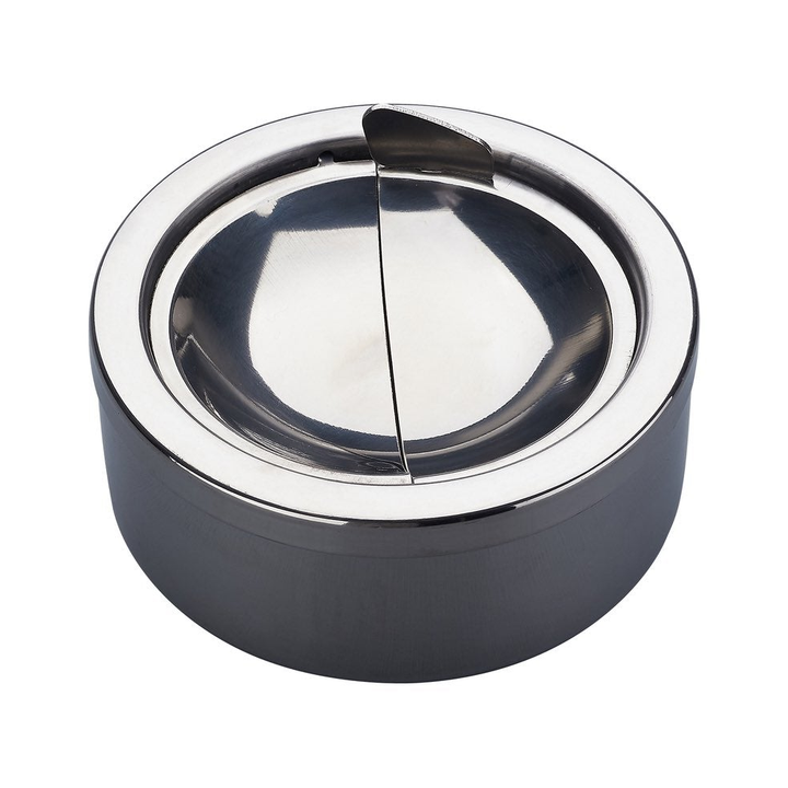 Champ Metall Kippaschenbecher 12 cm, polierter Look