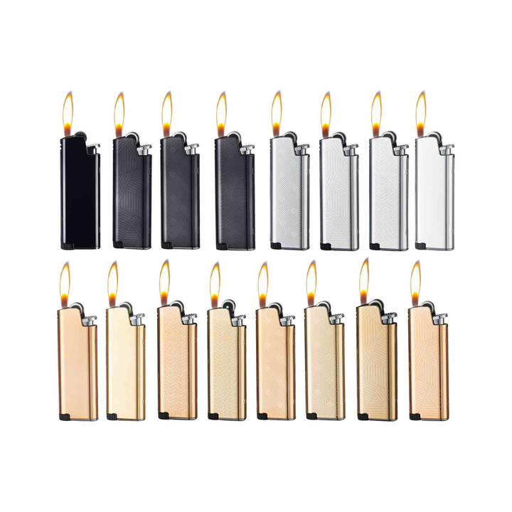 Detailansicht des Champ Metallic Case Feuerzeugs Classic