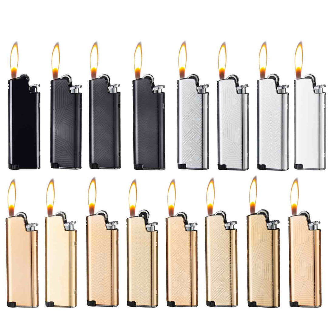 Detailansicht des Champ Metallic Case Feuerzeugs Classic