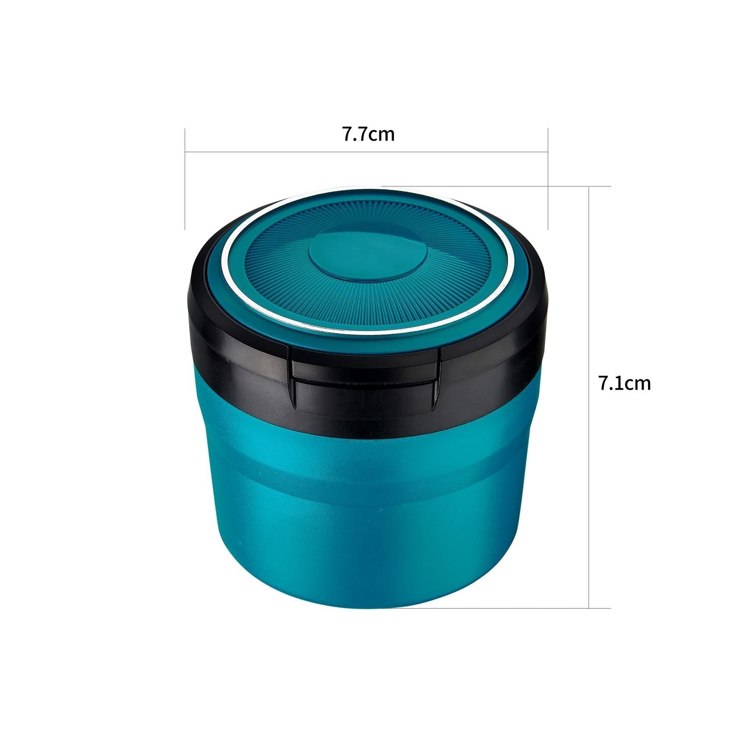 Detailansicht Champ Mini Autoaschenbecher mit LED Beleuchtung