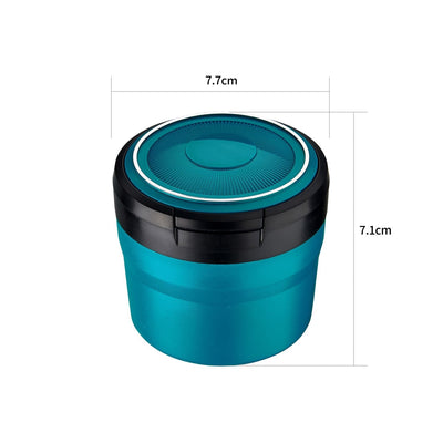 Detailansicht Champ Mini Autoaschenbecher mit LED Beleuchtung