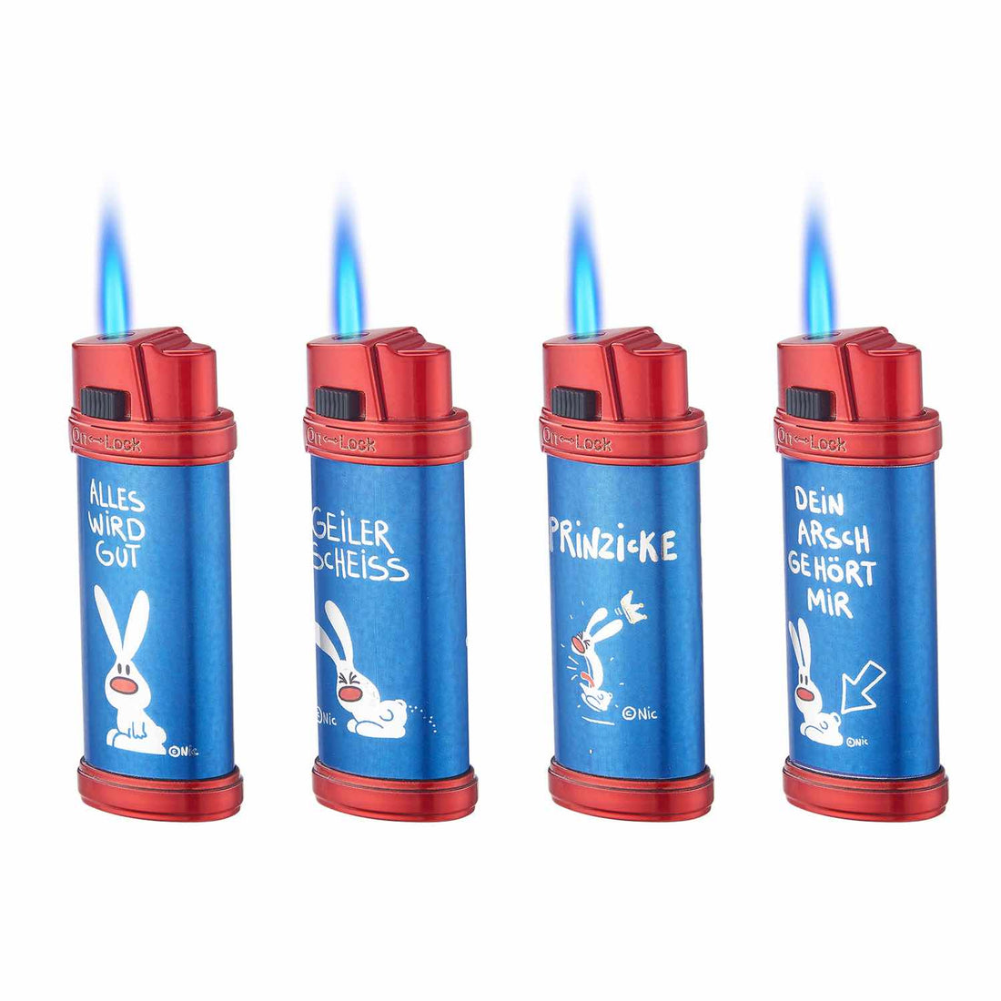 Champ - NIC - Feuerzeug - Funny Bunny mit blauer Flamme kaufen bei rauchwerk.ch