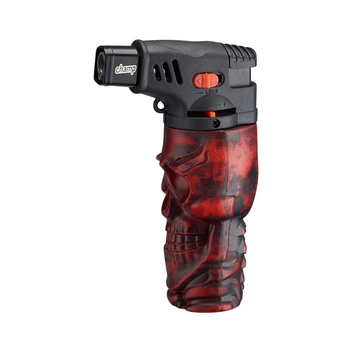 Champ Skull Feuerzeug Jetflame Blue in Farbvariante 1