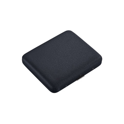 Schwarzes 18er Zigarettenetui Sandy Grip aus Metall