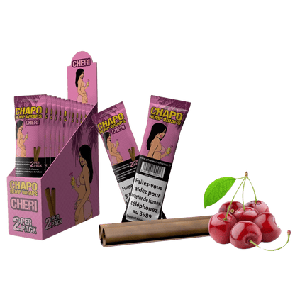 Chapo Hemp Wraps Cheri Cherry im 2er-Pack
