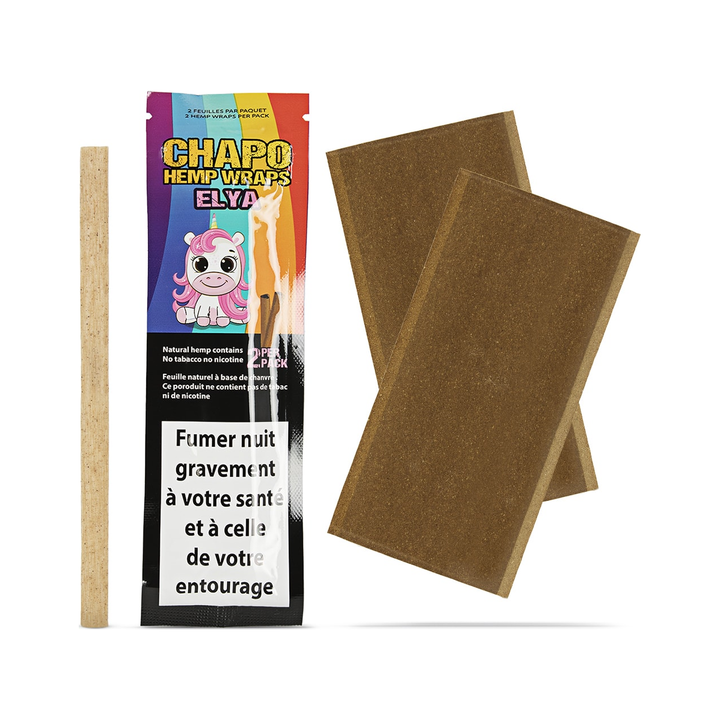 Chapo Hemp Wraps Elya Bubble Gum im 2er-Pack