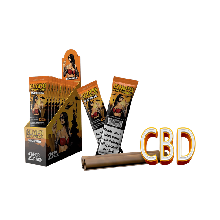 Chapo Hemp Wraps Madrina Natural Hemp im 2er-Pack
