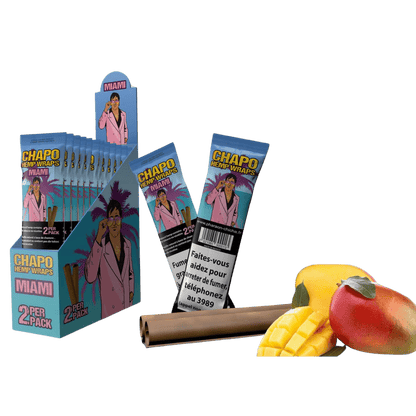 Chapo Hemp Wraps Miami Mango im 2er-Pack