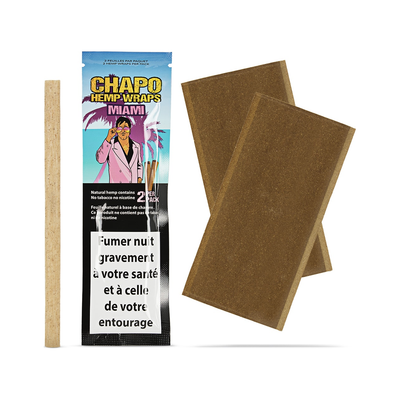 Chapo Hemp Wraps Miami Mango im 2er-Pack