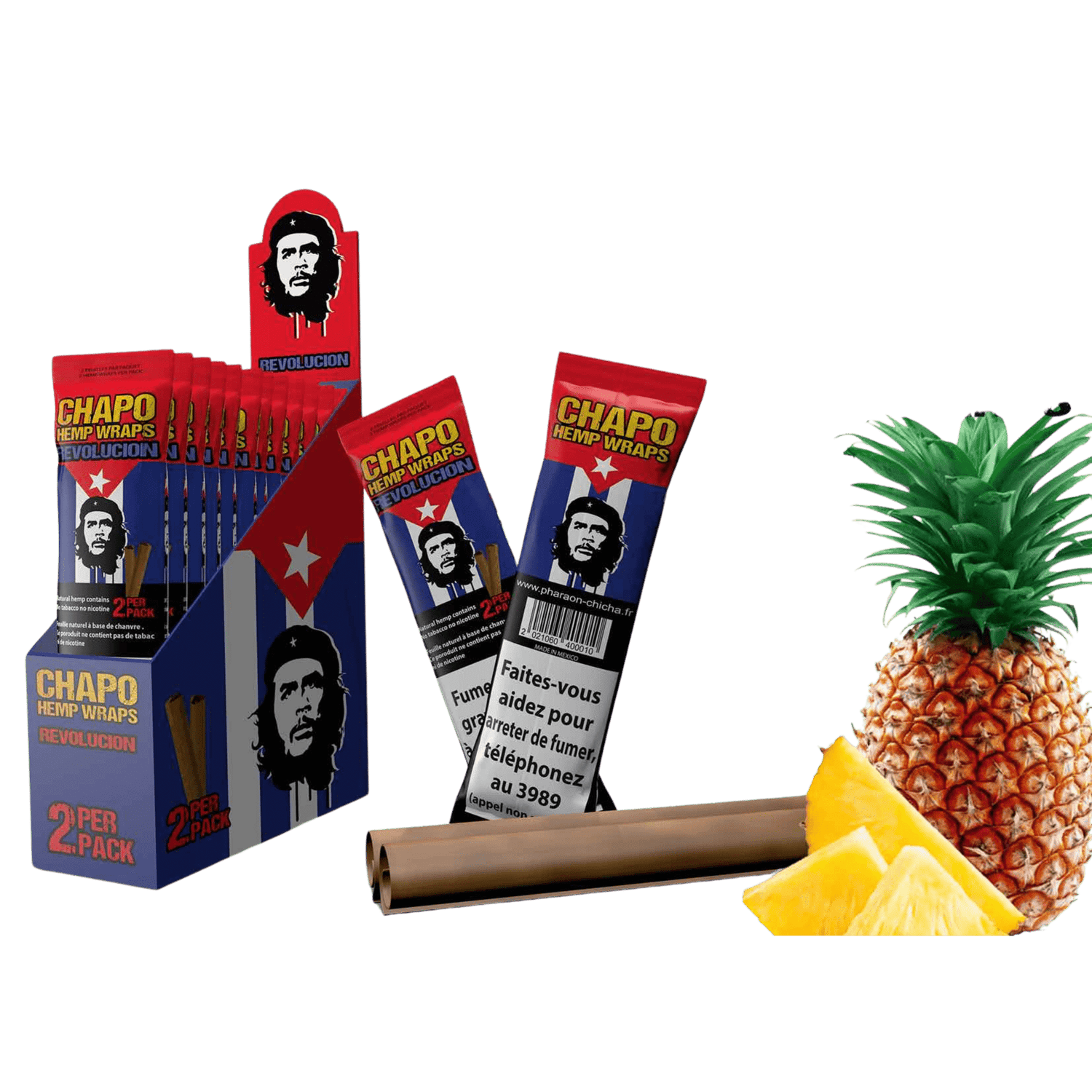 Chapo - Hemp Wraps - Revolucion - 2 Stück kaufen bei rauchwerk.ch