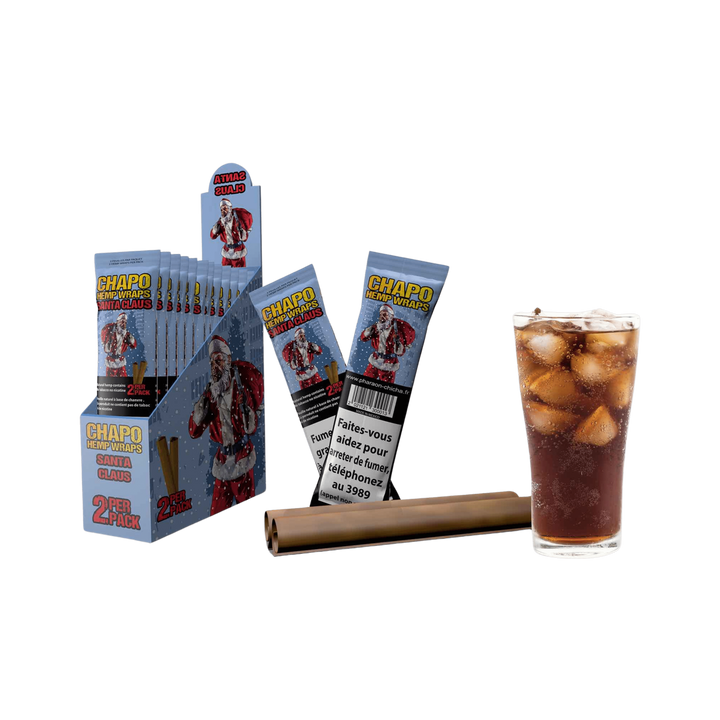 Chapo Hemp Wraps Santa Clauss Cola im 2er-Pack